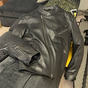 Genuine Leather Harley Davidson Motorcycle Jacket - VGUC! Men’s Large